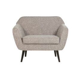 Alternative view of Woood Rocco Fauteuil - Geweven Stof Bruin Melange