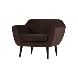 Woood Rocco Fauteuil - Velvet Donkerbruin