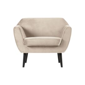 Alternative view of Woood Rocco Fauteuil - Velvet Off White