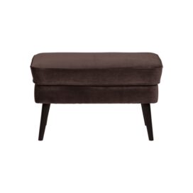 Alternative view of Woood Rocco Hocker - Velvet Donkerbruin