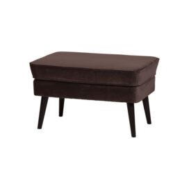 Woood Rocco Hocker - Velvet Donkerbruin