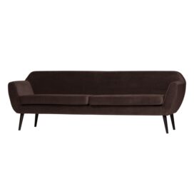Alternative view of Woood Rocco XL Bank - Fluweel Donkerbruin 230cm
