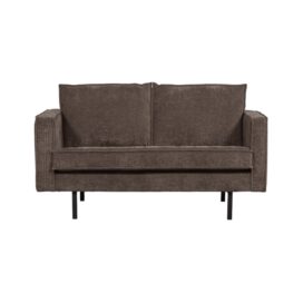 Alternative view of Woood Rodeo 2-Zits Bank - Ribstof Bruin 150cm