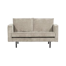 Alternative view of Woood Rodeo 2-Zits Bank - Ribstof Donkerzand 150cm