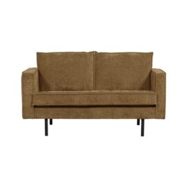 Alternative view of Woood Rodeo 2-Zits Bank - Ribstof Honinggeel 150cm