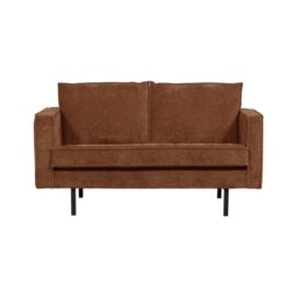 Alternative view of Woood Rodeo 2-Zits Bank - Ribstof Roestbruin 150cm
