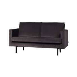Woood Rodeo 2-Zits Bank - Velvet Antraciet 150cm
