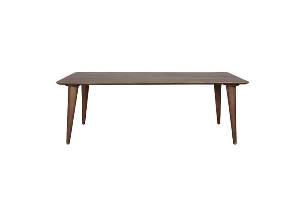 LABEL51 Eettafel Fly - Mangohout Gezandstraald Espresso 190x100cm - Afbeelding 4