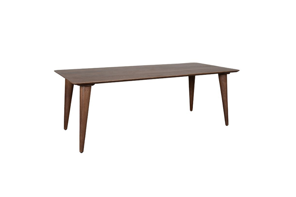 LABEL51 Eettafel Fly - Mangohout Gezandstraald Espresso 190x100cm - Afbeelding 3