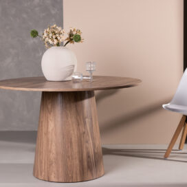 Pactor Home Ronde Eettafel Lanzo - MDF Naturel Bruin 120cm