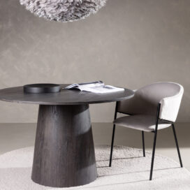 Pactor Home Ronde Eettafel Lanzo - MDF Mocca Bruin 120cm