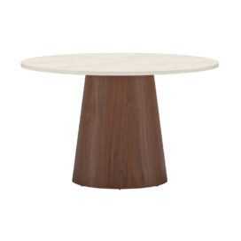 Alternative view of Pactor Home Ronde Eettafel Lanzo - MDF Travertinlook Beige 120cm