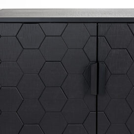 Alternative view of Hip District Dressoir Linc - Dennenhout Zwart Laag 140cm