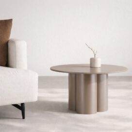Pactor Home Ronde Salontafel Olivia - MDF Bruin 80cm