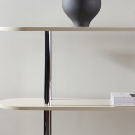 Alternative view of Pactor Home Wandrek Zino - MDF Wit Metaal 116x120cm