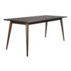Dutchbone Eettafel Elroy - Rubberhout Walnootkleur 180x80cm