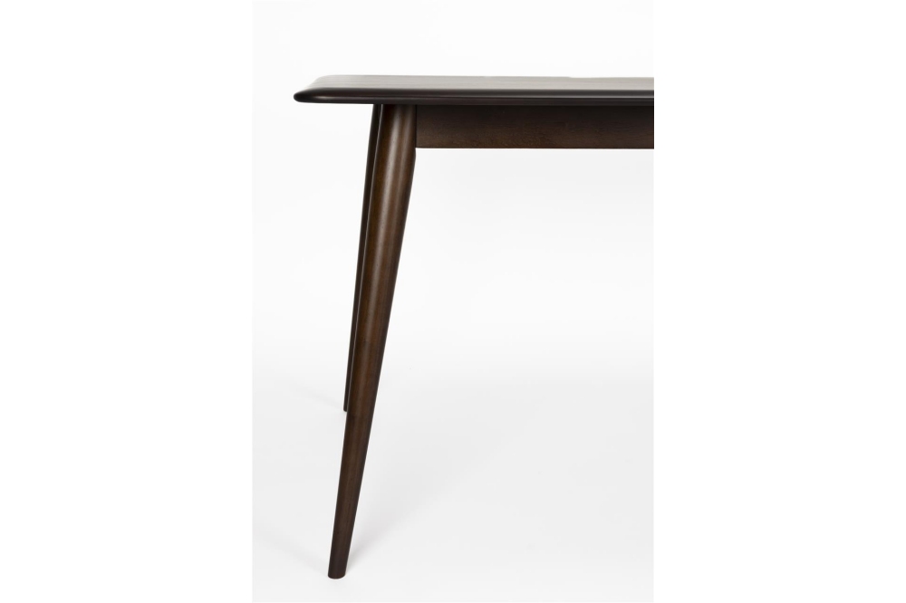 Dutchbone Eettafel Elroy - Rubberhout Walnootkleur 180x80cm - Afbeelding 6