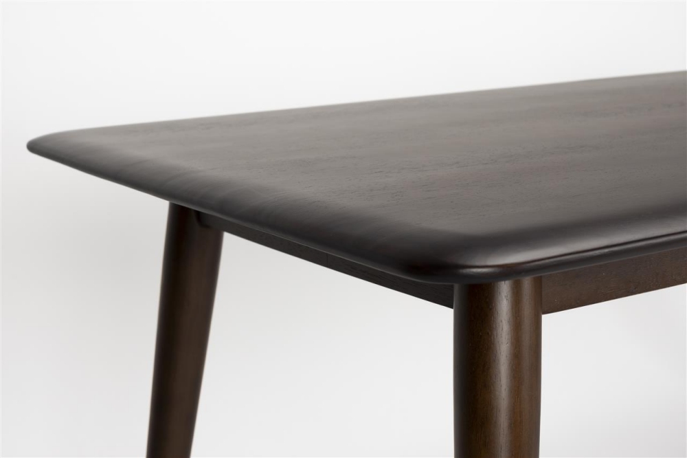Dutchbone Eettafel Elroy - Rubberhout Walnootkleur 180x80cm - Afbeelding 5