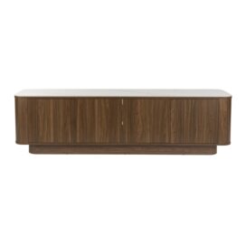 Hip District Dressoir Almira Laag - Walnoot Marmerlook 180cm