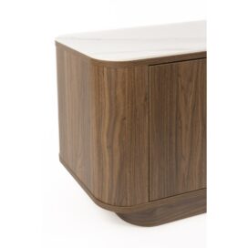 Alternative view of Hip District Dressoir Almira Laag - Walnoot Marmerlook 180cm