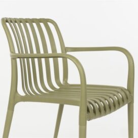 Alternative view of Hip District Outdoor Tuinstoel Amae – Kunststof Groen Opstapelbaar