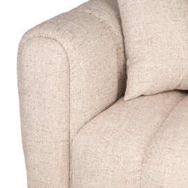 Alternative view of Richmond Interiors Bank Novaro - Cream Tweed Lounge Rechts 308cm
