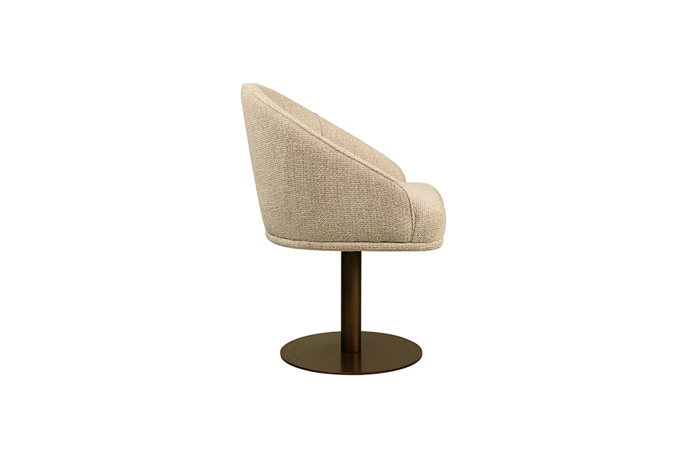 Richmond Interiors Draaibare Eetkamerstoel Beverly - Natural Fancy - Afbeelding 5