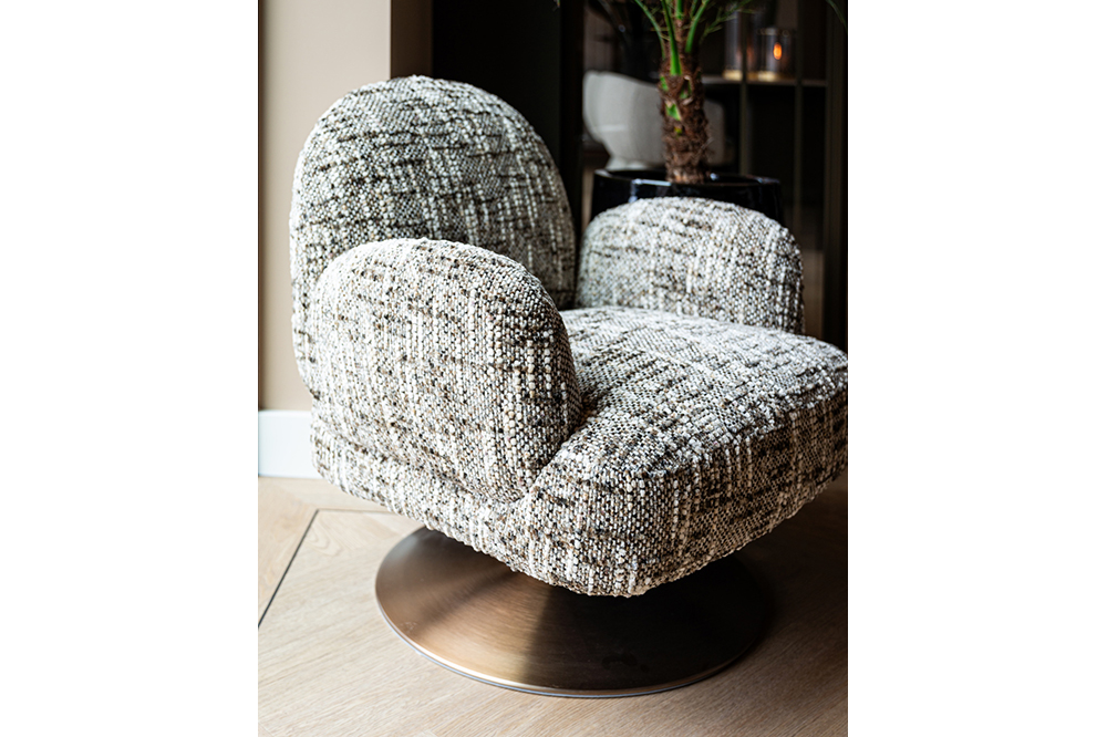 Richmond Interiors Draaifauteuil Kagney - Brown Omara - Afbeelding 3