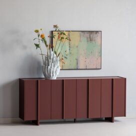 Alternative view of Woood Basu Dressoir - Grenen Bordeauxrood Burgundy 200cm