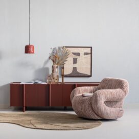 Alternative view of Woood Basu TV-Meubel - Grenen Bordeauxrood Burgundy 200cm