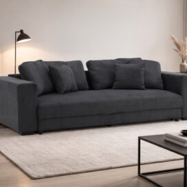 Pactor Home 3-Zits Slaapbank Bellman - Donkergrijs 250x95cm